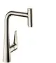 Hansgrohe-HG-Spueltischmischer-300-Talis-Select-M51-Ausziehauslauf-1jet-sBox-edelstahl-optik-73853800 gallery number 1